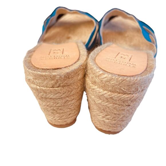 Stubbs & Wootton Grace Espadrille Sandal Blue Size 39 / 8 - Picture 8 of 11